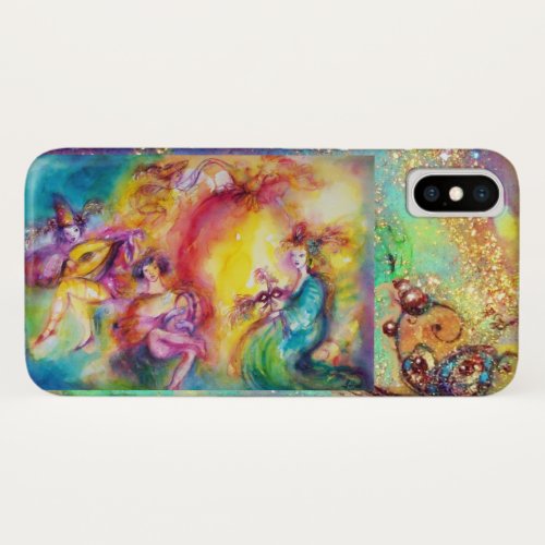 BURNING THE CARNIVAL  Venetian Masquerade Dance iPhone XS Case