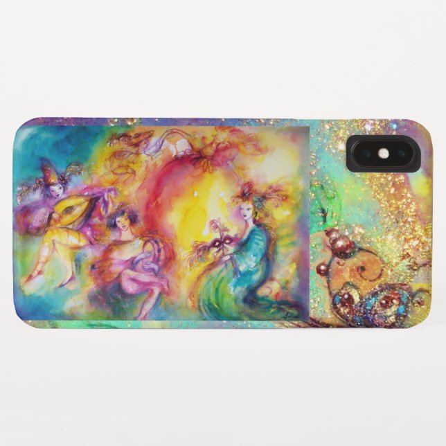 BURNING THE CARNIVAL / Venetian Masquerade Dance Case-Mate iPhone Case (Back (Horizontal))