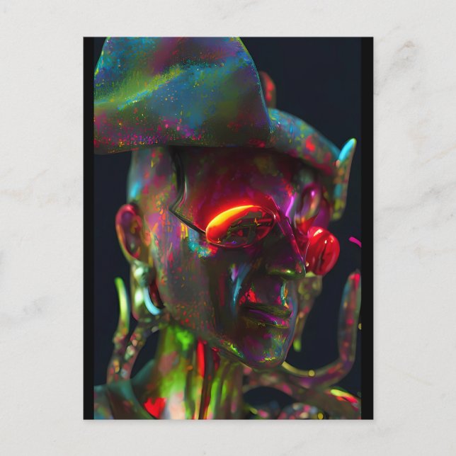 Burning Up in the Upgrade Process - Ken Gage Art Postcard (Front)