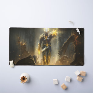 Burning Vengeance Gaming Desk Mat flame mousepad