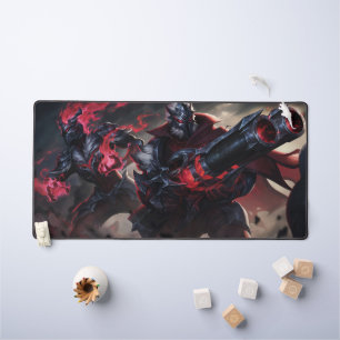 Burning Vengeance Gaming Desk Mat flame mousepad