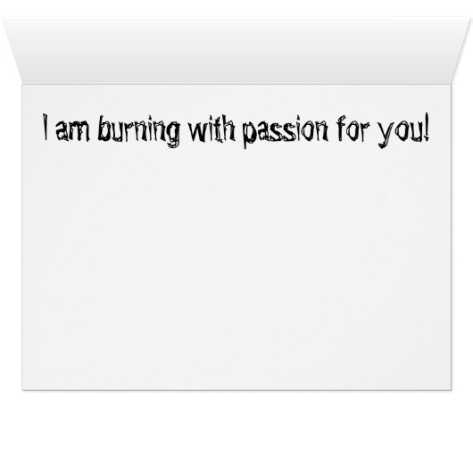 Burning with Passion for You (Inside Horizontal (Bottom))