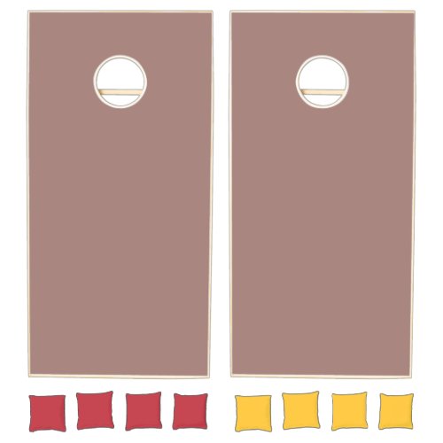 Burnished Brown Solid Color Cornhole Set