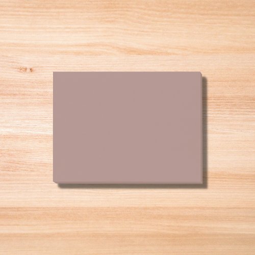 Burnished Brown Solid Color Post_it Notes
