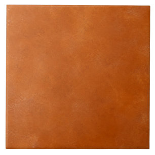 Burnished Terracotta Rustic Clay Texture Ceramic Tile