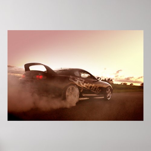 Burnout King Poster