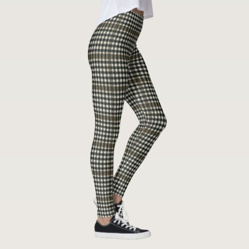 Burns Check Modern Original Scottish Tartan Leggings