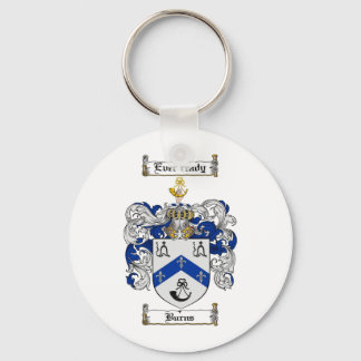 BURNS FAMILY CREST -  BURNS COAT OF ARMS KEYCHAIN
