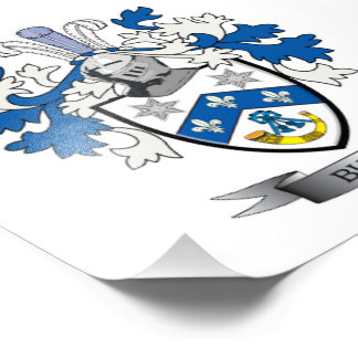 Burns Family Crest Coat of Arms Photo Print