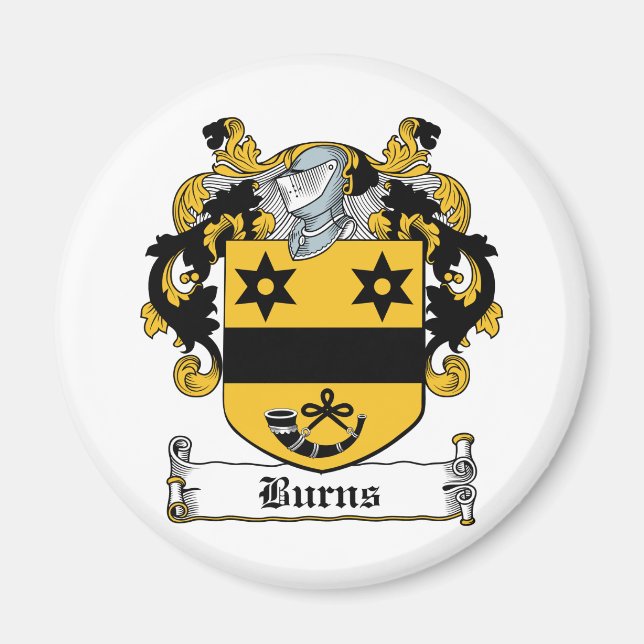Burns Family Crest Magnet (Front)