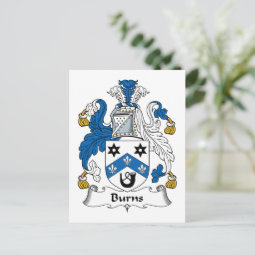 Burns Family Crest Postcard | Zazzle