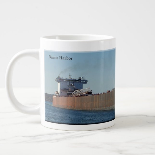 Burns Harbor jumbo mug (Left)