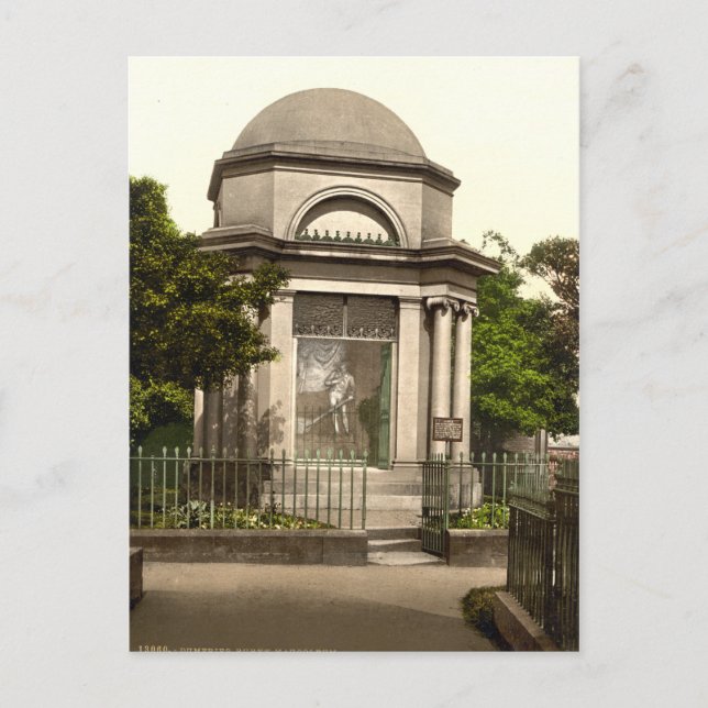 Burns Mausoleum, Dumfries, Scotland Postcard (Front)