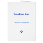 Burns Night! Card (Back)