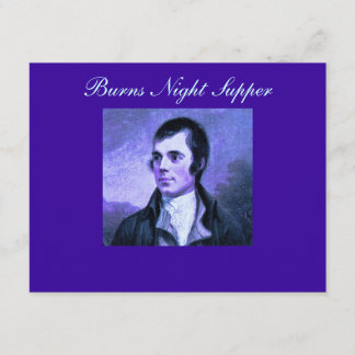 Burns Night Invitation - The Selkirk Grace