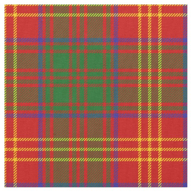 Burns Scottish Clan Tartan Fabric (Close Up)