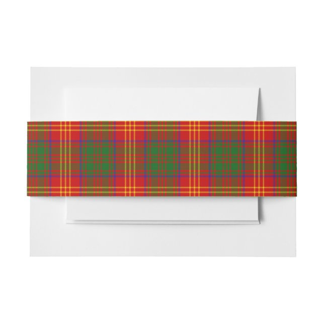 Burns Scottish Tartan Belly Band (Front Example)