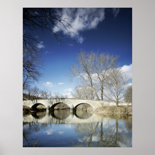 Burnside's Bridge, Antietam National Battlefield Poster (Front)