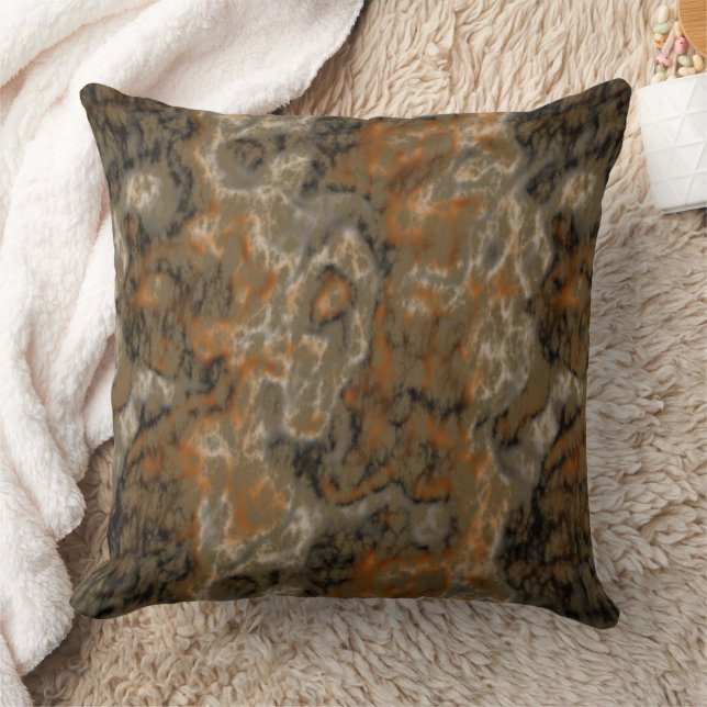 Burnt Cedar Throw Pillow (Blanket)