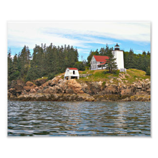 Burnt Coat Harbor Lighthouse Maine Photo Print