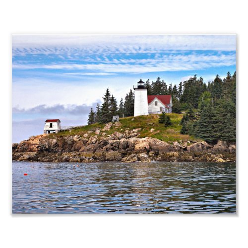 Burnt Coat Harbor Lighthouse Maine Photo Print