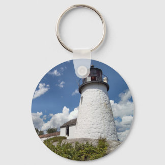 Burnt Island Lighthouse, Maine Keychain