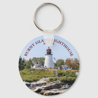 Burnt Island Lighthouse, Maine Keyring