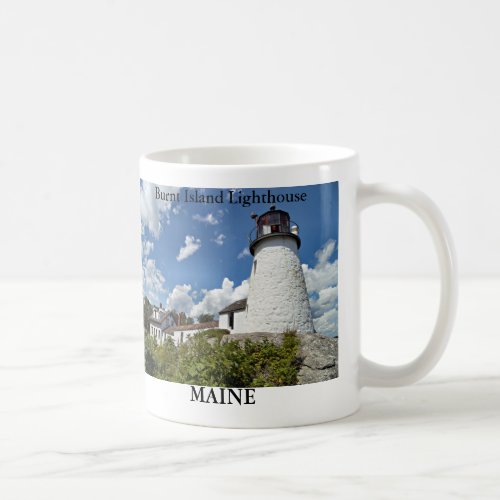 Burnt Island Lighthouse Maine Mug