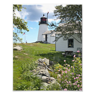 Burnt Island Lighthouse, Maine Photo Print