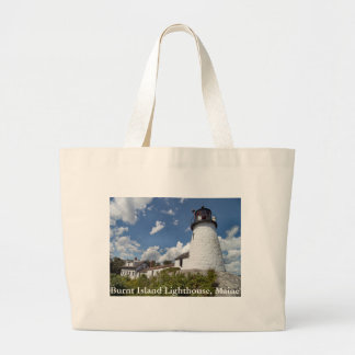 Burnt Island Lighthouse, Maine Tote Bag