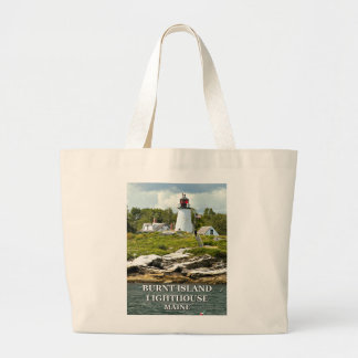 Burnt Island Lighthouse, Maine Tote Bag