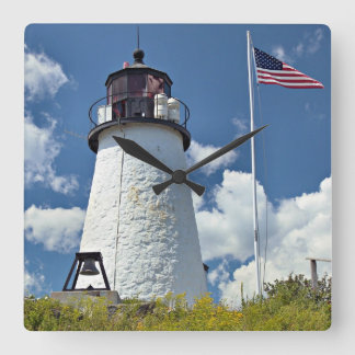 Burnt Island Lighthouse, Maine Wall Clock