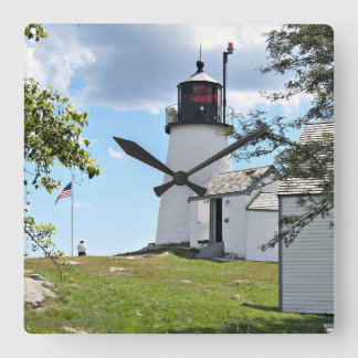 Burnt Island Lighthouse, Maine Wall Clock
