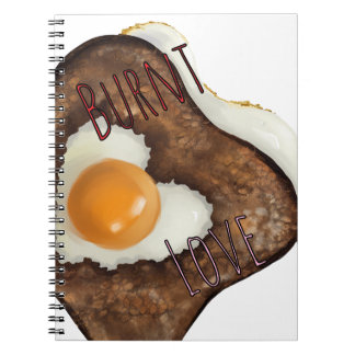 Burnt Love - Egg in a Hole (Toast!) Notebook