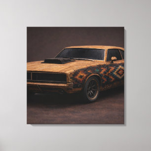 Burnt Match Classic Muscle Car Canvas Print