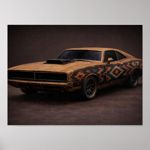   Burnt Match Muscle-Poster KMKHeirloom  Poster
