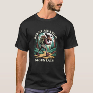Burnt Meadow Mountain Maine Hiking Trail Backpacki T-Shirt