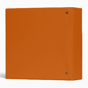 Burnt Orange 3 Ring Binder