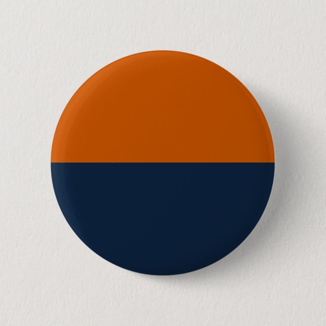 Burnt Orange and Navy CUSTOM Pins (Front)