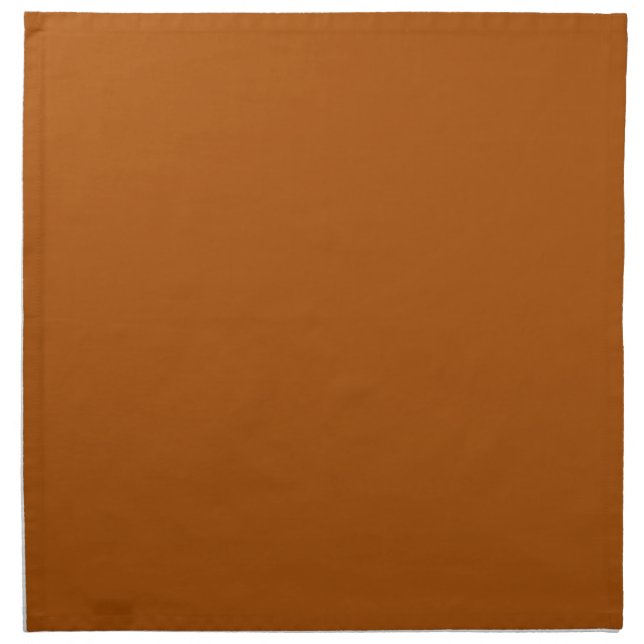 Burnt Orange Background on a Napkin (Front)