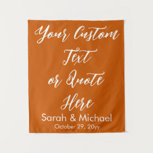 Burnt Orange Boho Wedding Backdrop Ceremony Prop