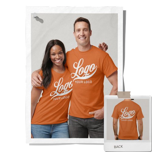 Burnt Orange Company Logo Swag Business Men Women T_Shirt