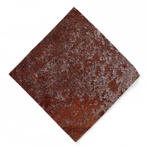 Burnt Orange Copper Rusted Metal Texture Bandana