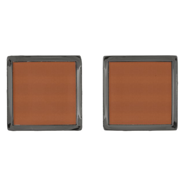 Burnt Orange Cufflinks (Front)