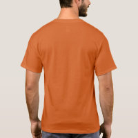Burnt Orange Desert Gradient Kangaroo Zazzle T-Shirt 