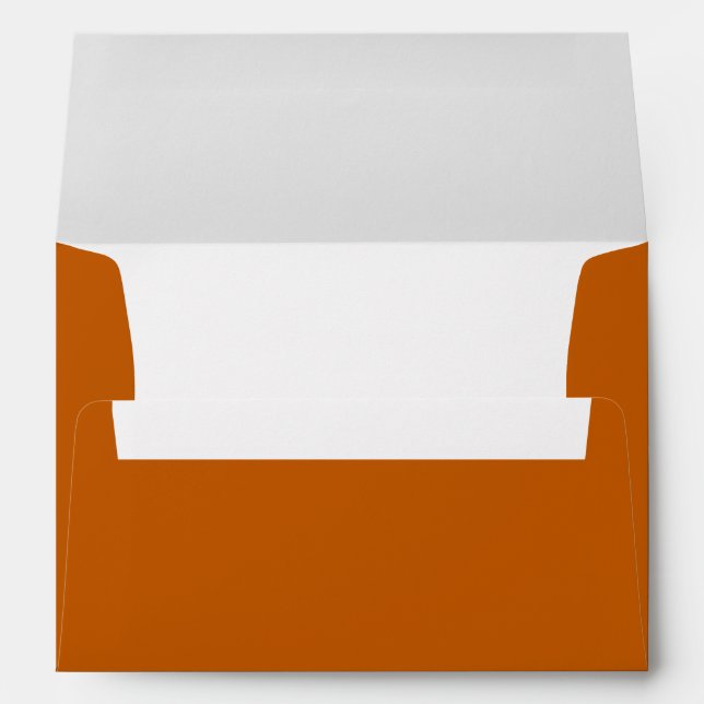 Burnt Orange Envelope (Back (Bottom))