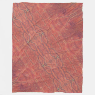 Burnt Orange Fleece Blanket