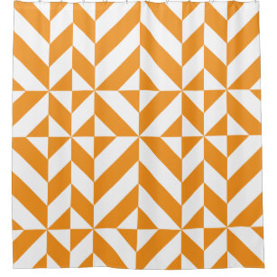 Burnt Orange Shower Curtains Zazzle