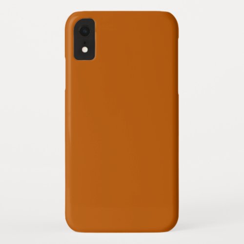 Burnt Orange iPhone XR Case