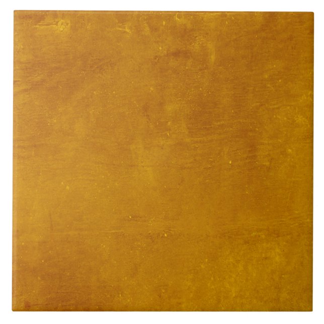 Burnt Orange Magic Ceramic Tile (Front)